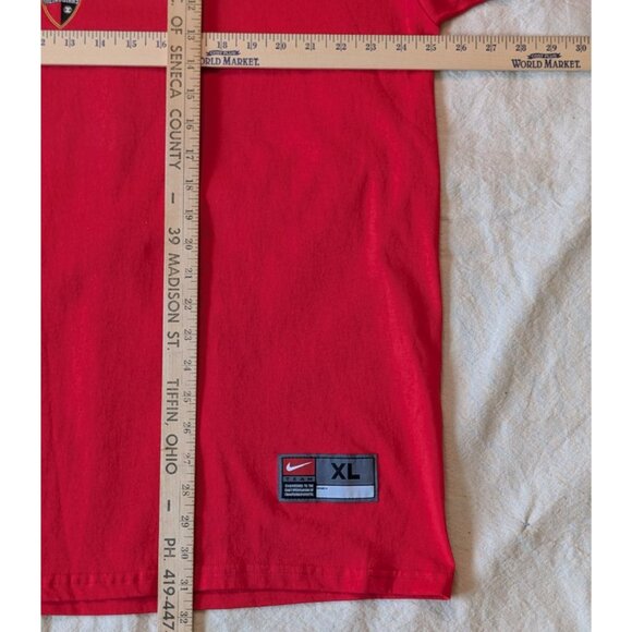 Nike Team Vintage Y2K New York Metro Stars Soccer FC Center Swoosh Tee Size XL - Picture 8 of 8